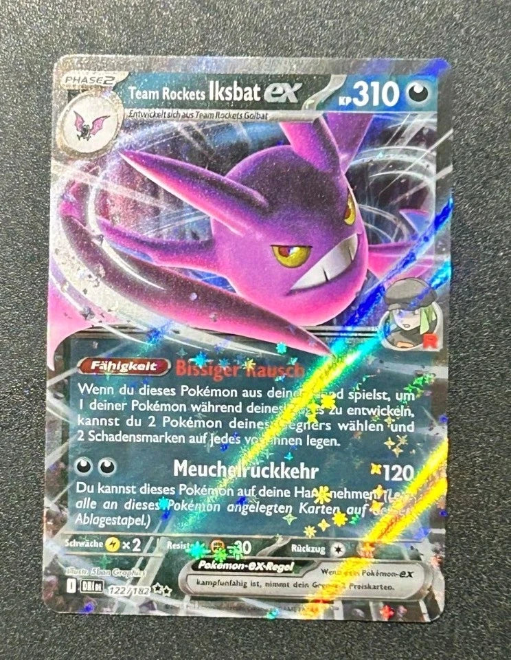 Pokemon Karte Team Rockets Iksbat ex (DRI 122) Ewige Rivalen DE