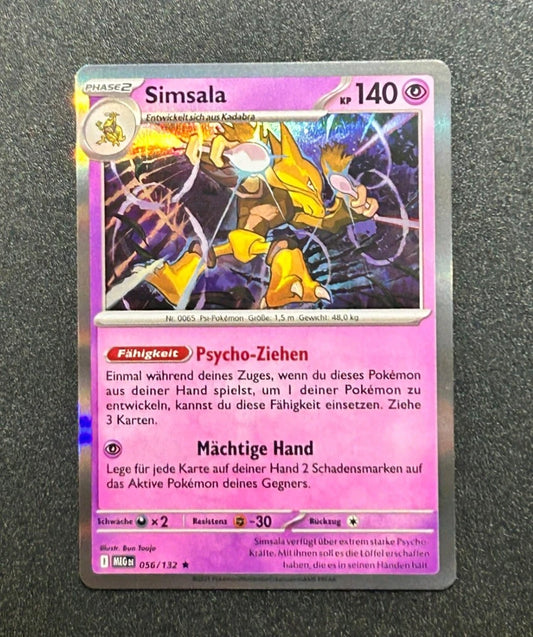 POKEMON - Simsala - 056/132 - DEUTSCH - HOLO - MEGA ENTWICKLUNG