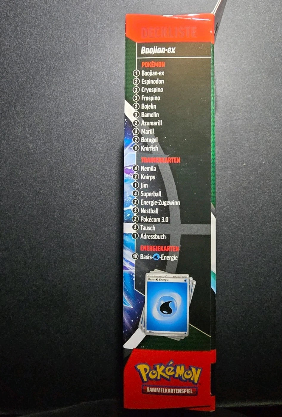 Pokémon Kampfdeck Baojian-ex (sofort spielbares Deck mit 60 Karten) OVP Sealed
