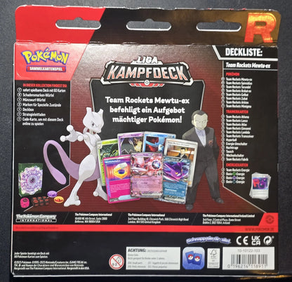Team Rocket's Mewtu ex Liga Kampfdeck PokémonSammelkartenspiel (deutsch)