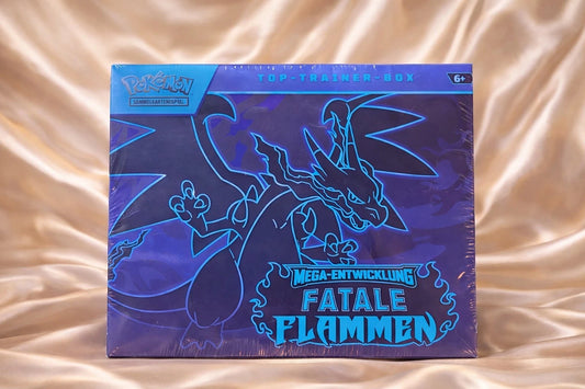 Pokémon Top-Trainer-Box – Mega-Entwicklung Fatale Flammen