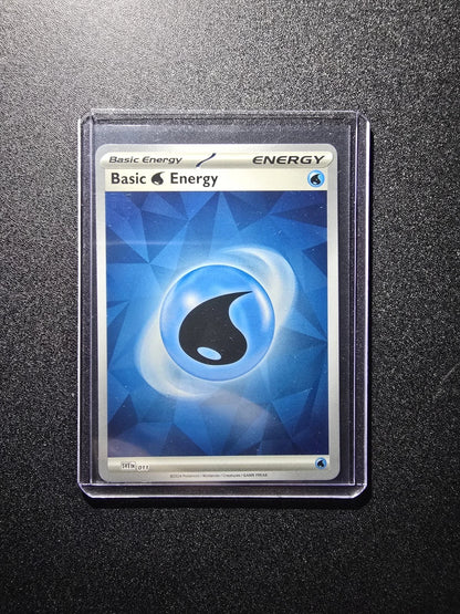 Pokémon TCG Basic energy wasser holo