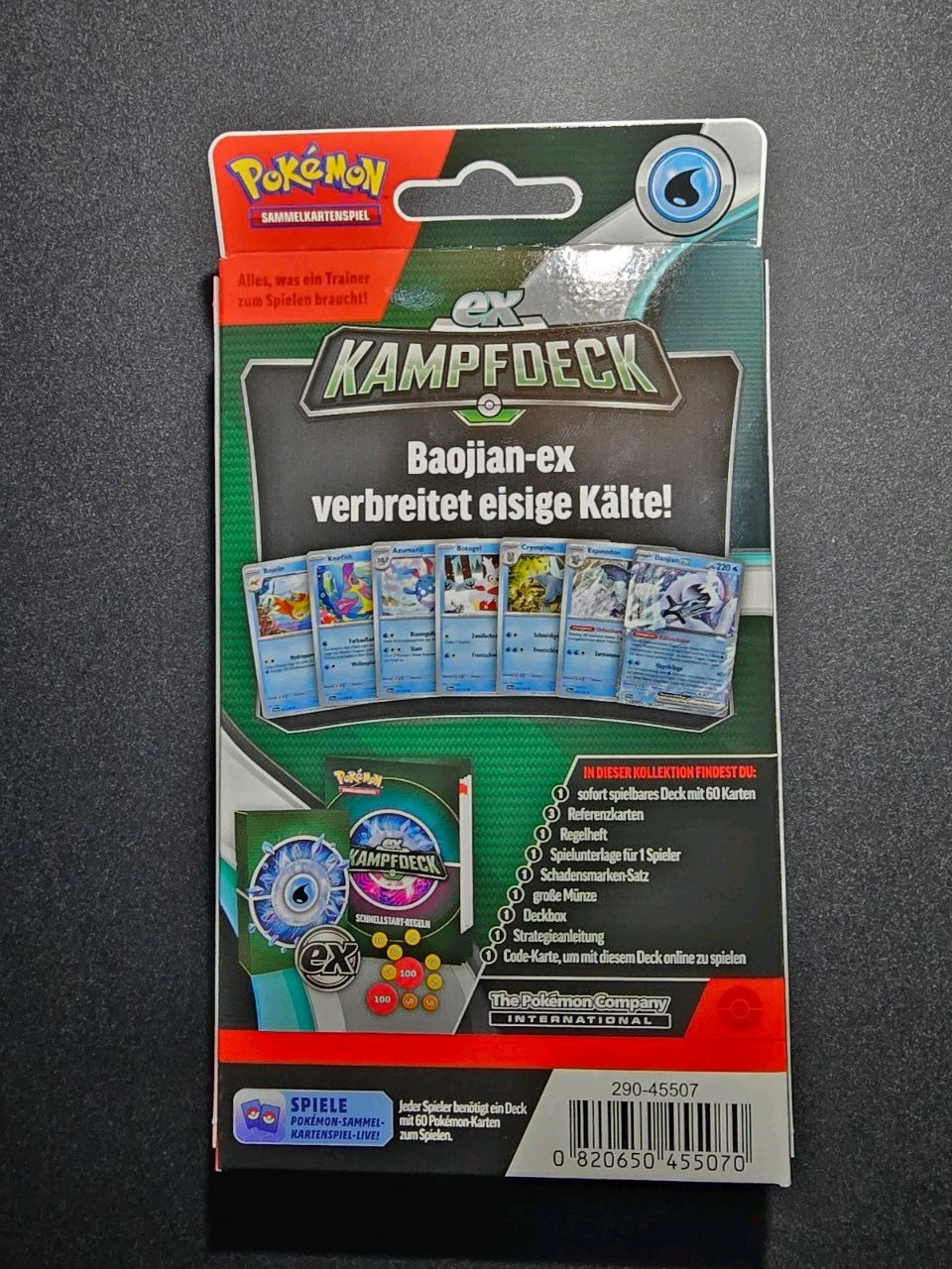 Pokémon Kampfdeck Baojian-ex (sofort spielbares Deck mit 60 Karten) OVP Sealed