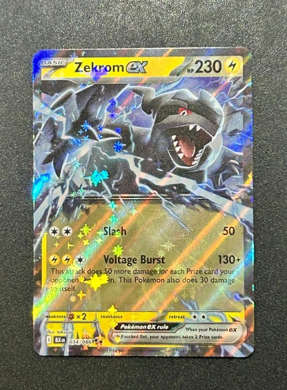 Zekrom EX 034/086 Pokemon Schwarze Blitze, EN