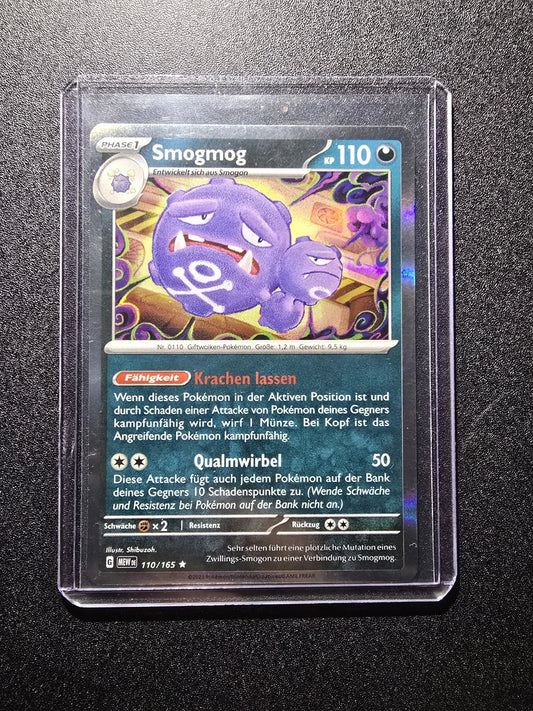 Pokémon Karte Smogmog 110/165 Karmesin & Purpur 151 Holo NM