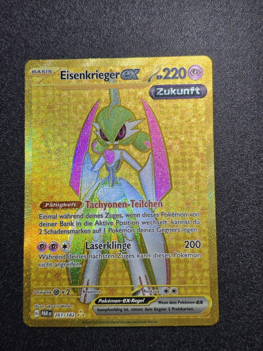 Eisenkrieger ex 261/182 Hyper Rare Paradoxrift Pokemon Karte Deutsch