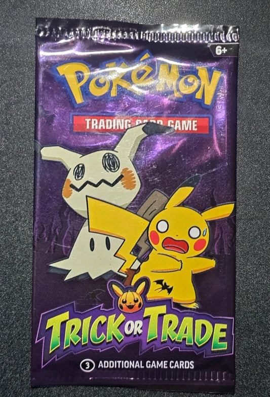 Pokemon 2023 Trick or Trade Mimikyu &Pikachu Booster