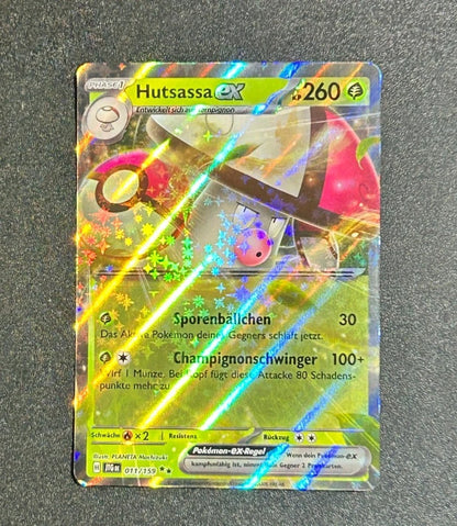 Pokémon Hutsassa EX Double Rare Reisegefährten JTG 011/159 DE