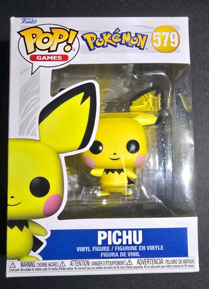 PICHU #579 Funko Pop! Pokémon FLOCKED