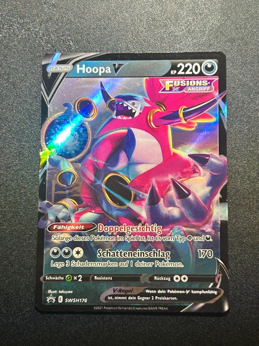 Hoopa V SWSH176 Fusionsangriff Promo Pokémon Pokemon Karte Deutsch Near Mint