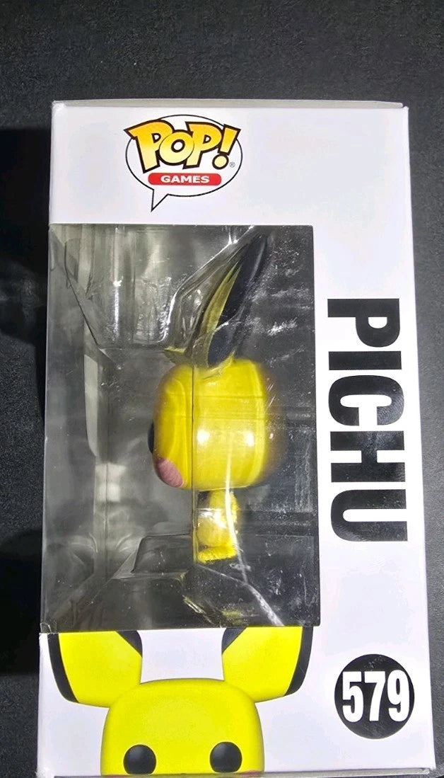 PICHU #579 Funko Pop! Pokémon FLOCKED