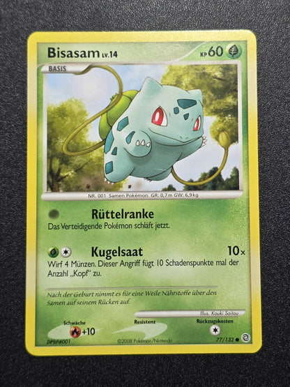 Bisasam Pokemon Karte 77/132 2008 DE