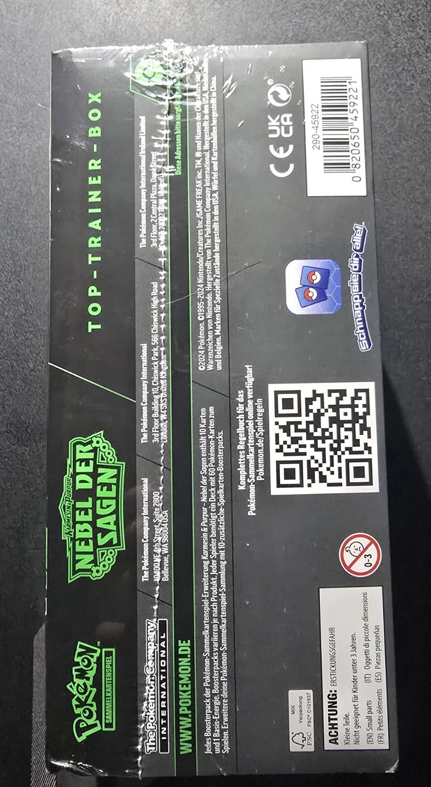 Pokemon -Karmesin & Purpur Nebel der Sagen - Top Trainer Box - DEUTSCH