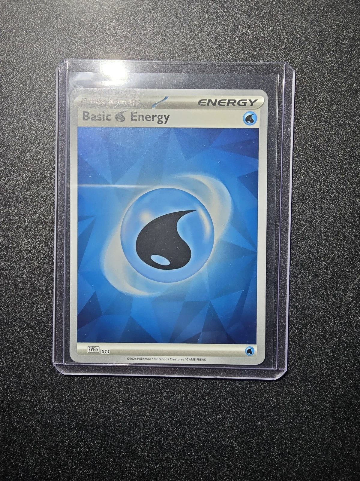 Pokémon TCG Basic energy wasser holo