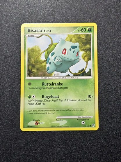 Bisasam Pokemon Karte 77/132 2008 DE