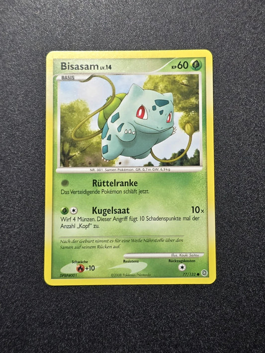 Bisasam Pokemon Karte 77/132 2008 DE