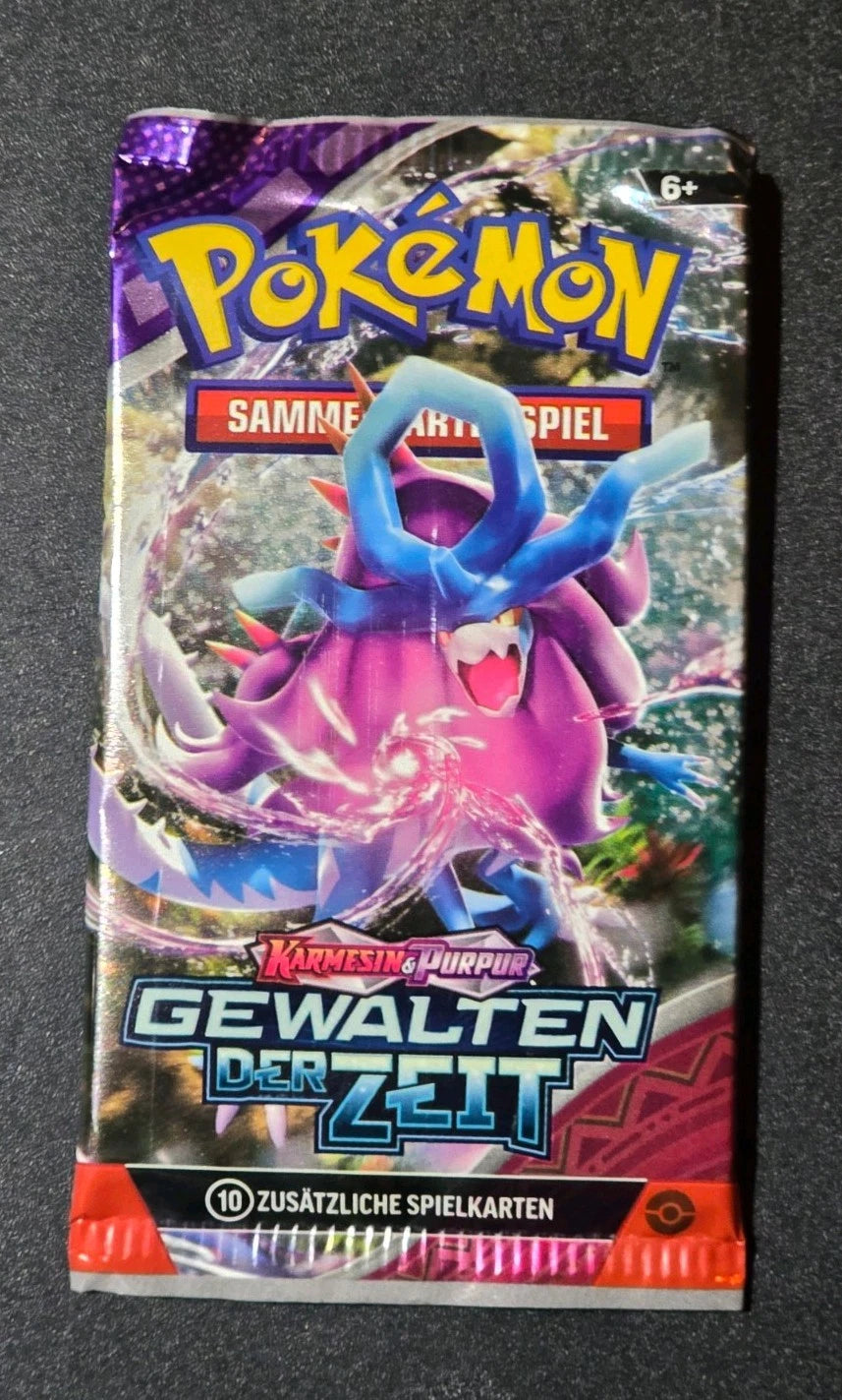 Pokemon Karmesin & Purpur Gewalten der Zeit Booster DE