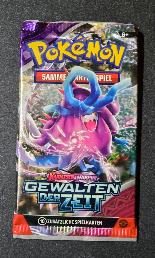 Pokemon Karmesin & Purpur Gewalten der Zeit Booster DE