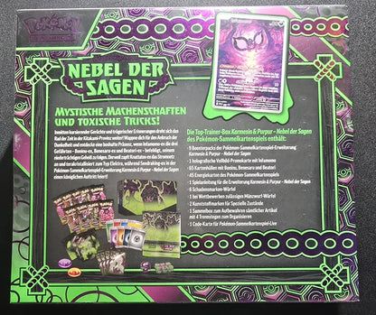Pokemon -Karmesin & Purpur Nebel der Sagen - Top Trainer Box - DEUTSCH