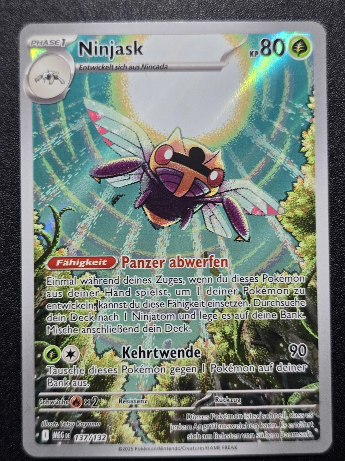 Pokémon Karte Ninjask MEG 137/132 Deutsch Mega Entwicklung